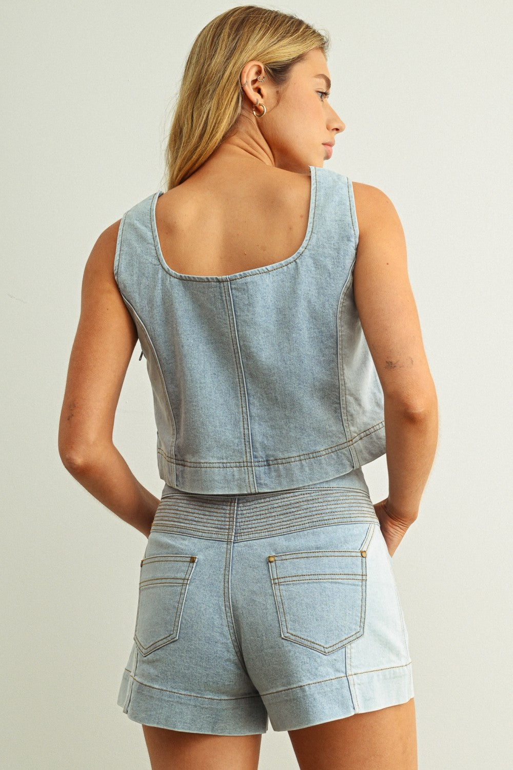 Mix It Up Denim Top