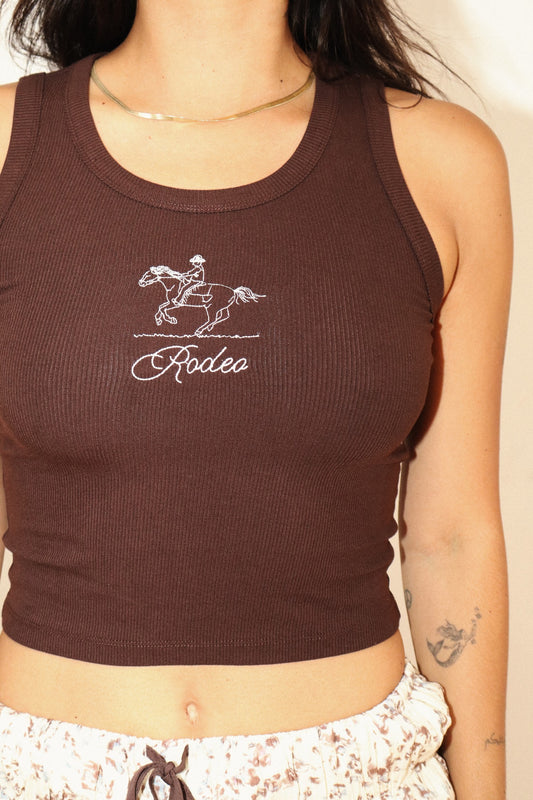 Embroidered Rodeo Tank