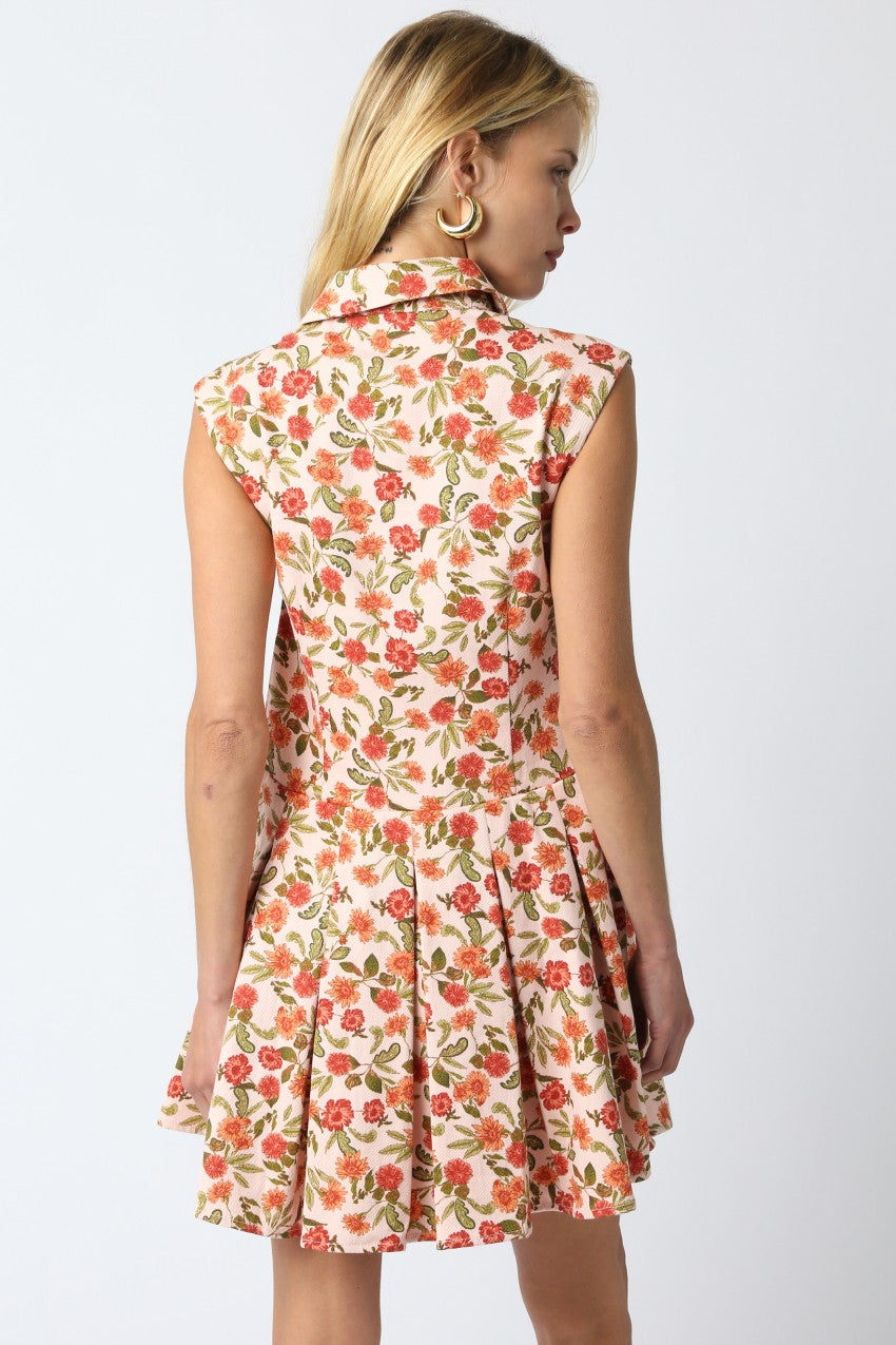 Peach Rust Dress