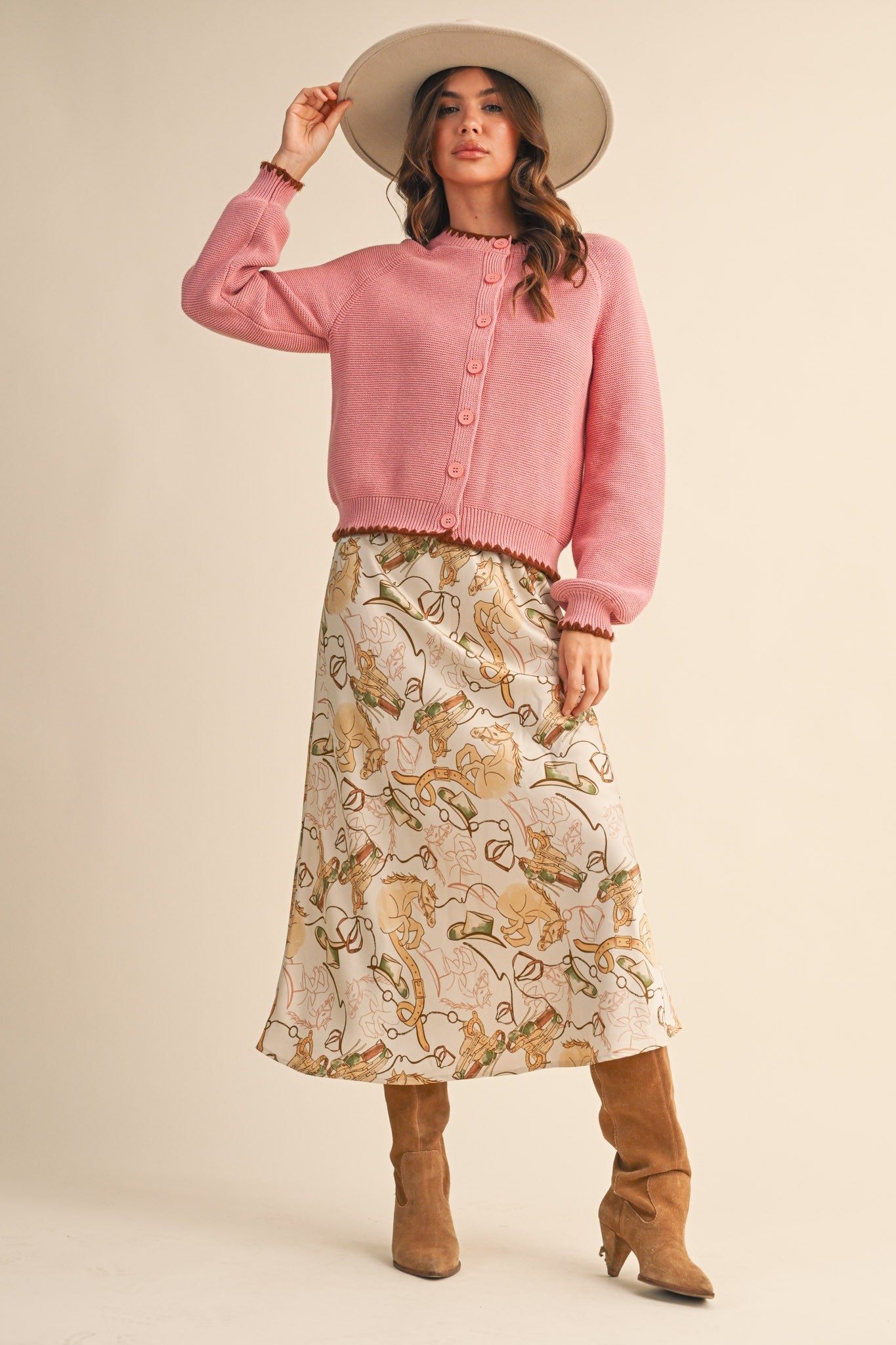 Eggshell Cowgirl Skirt
