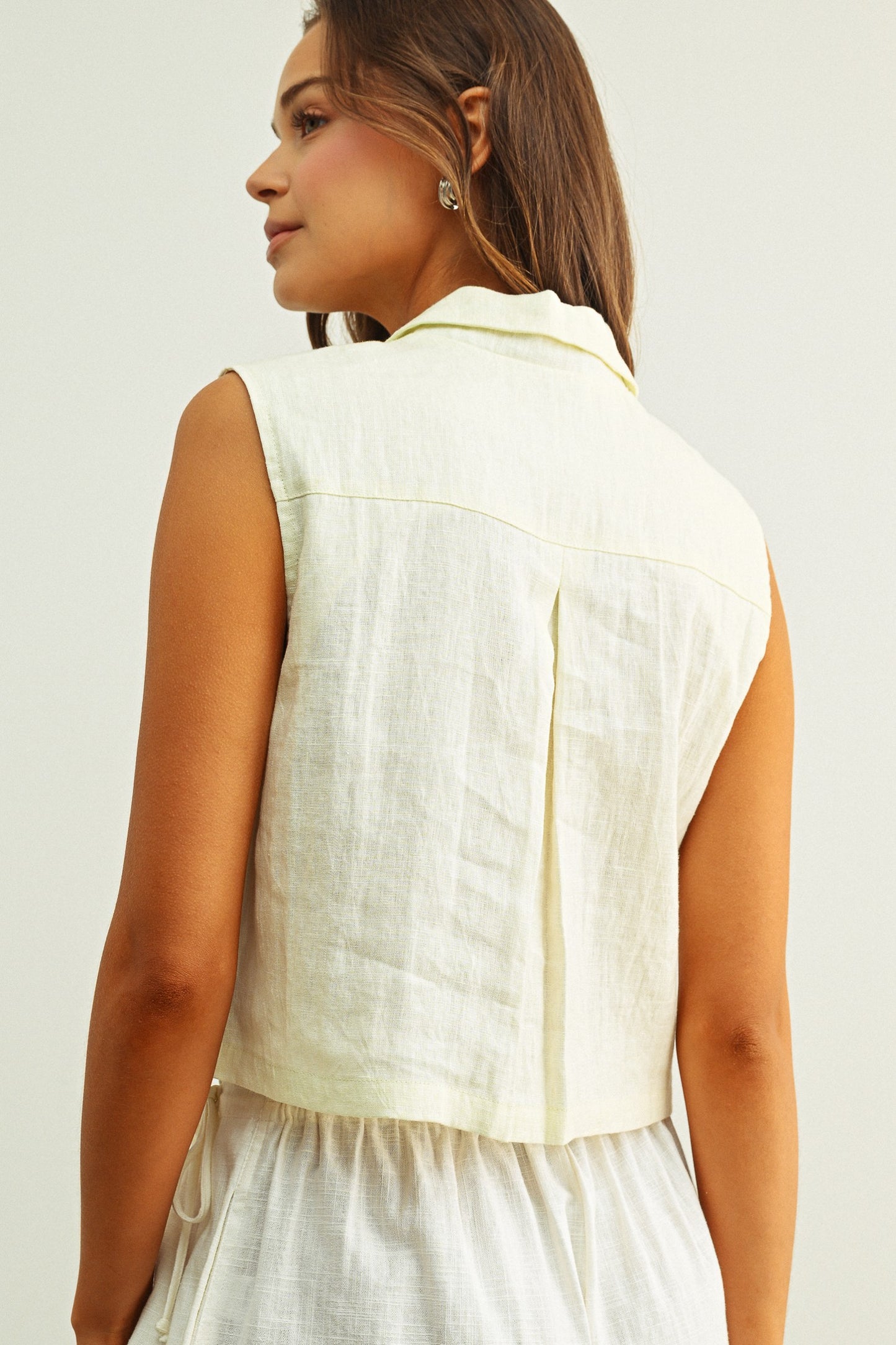 Manhattan Linen Top