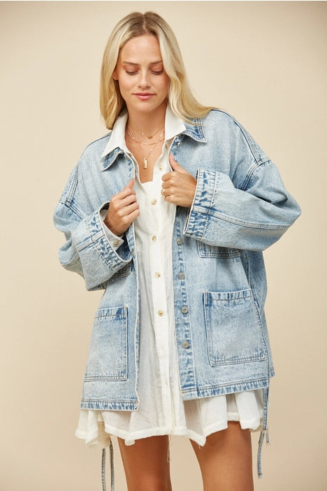 Boho Side Tie Jacket