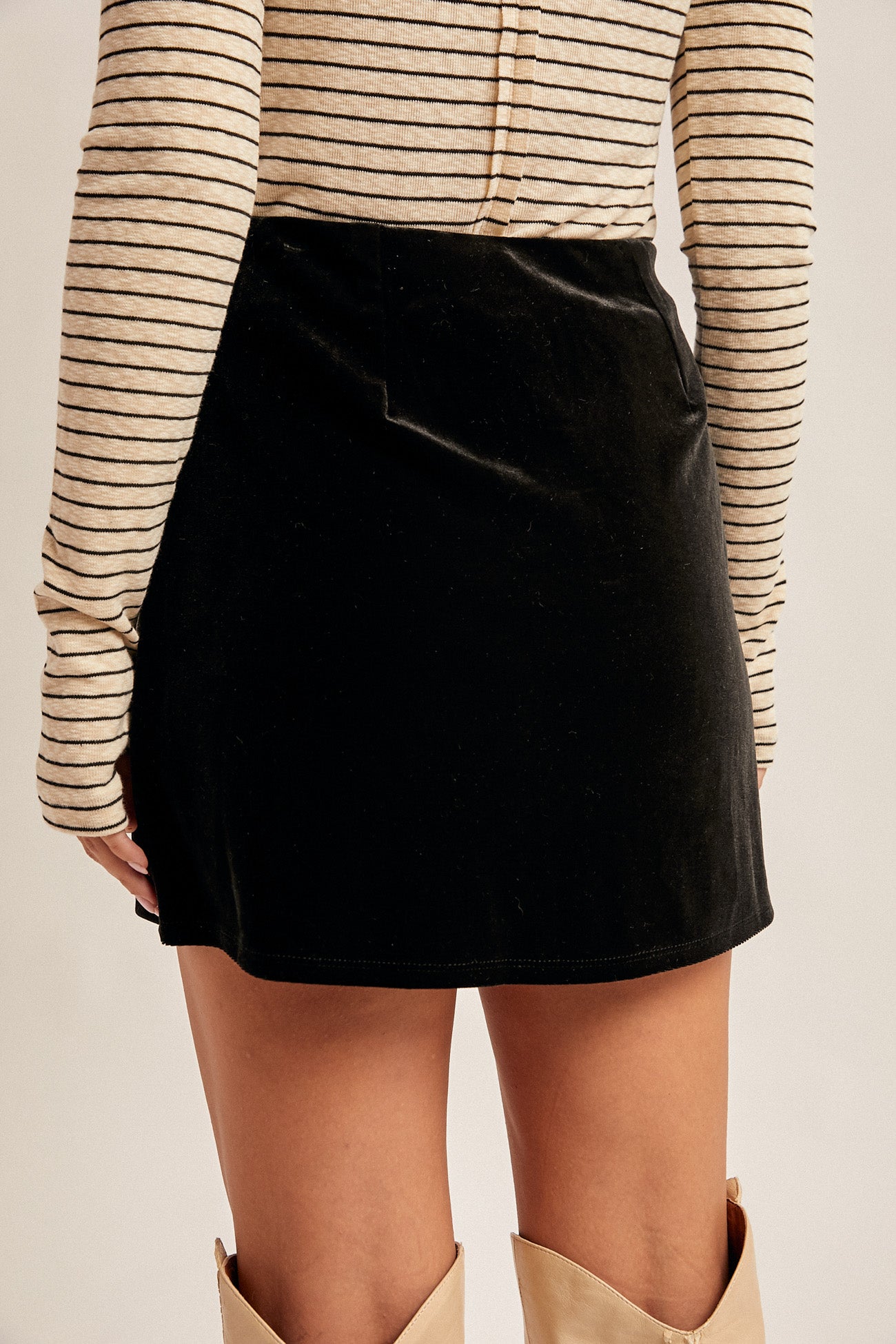 Scarlett Velvet Skort