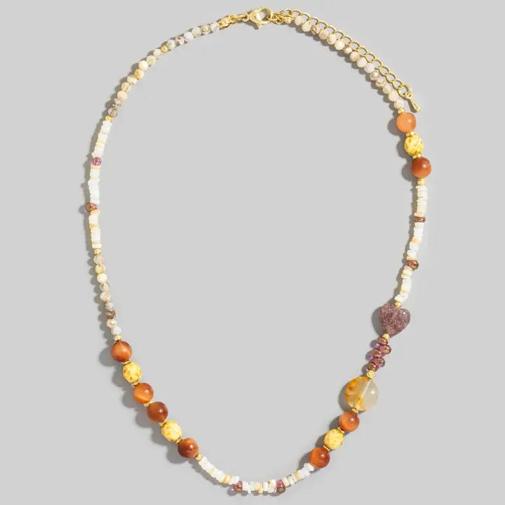 Fall Heart Necklace