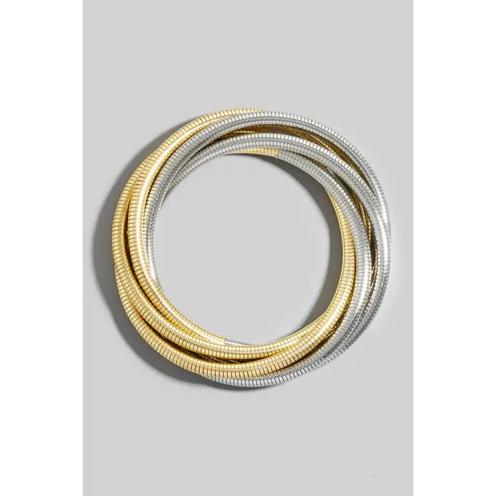 Knotted Coil Bracelet