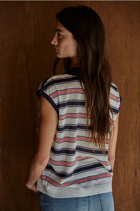 Road Trip Collared Top
