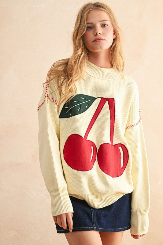Cherry Patch Sweater
