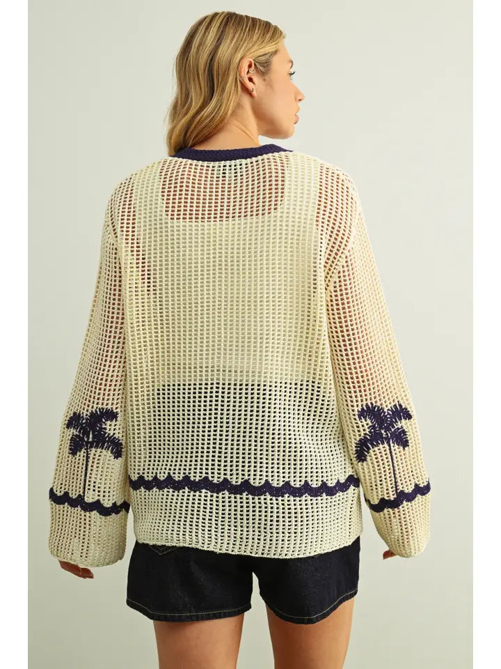 Palm Knit Cardigan
