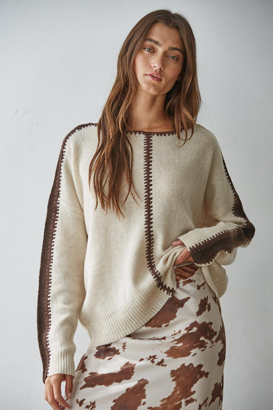 Stowe Contrast Sweater