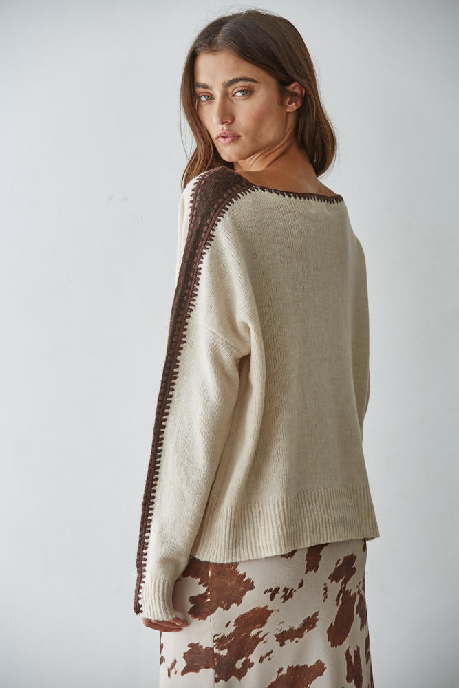 Stowe Contrast Sweater