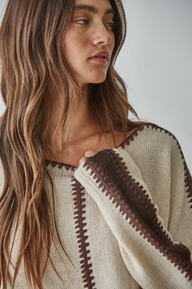 Stowe Contrast Sweater