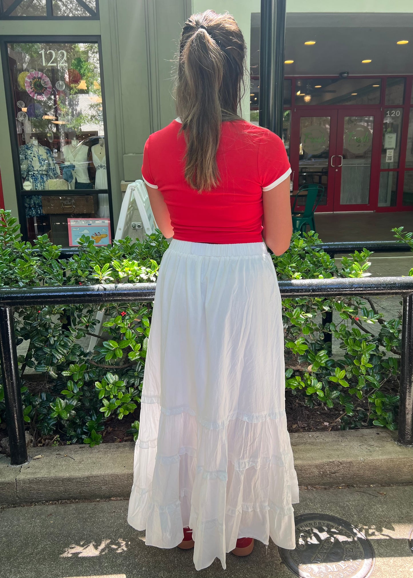 Frill Maxi Skirt