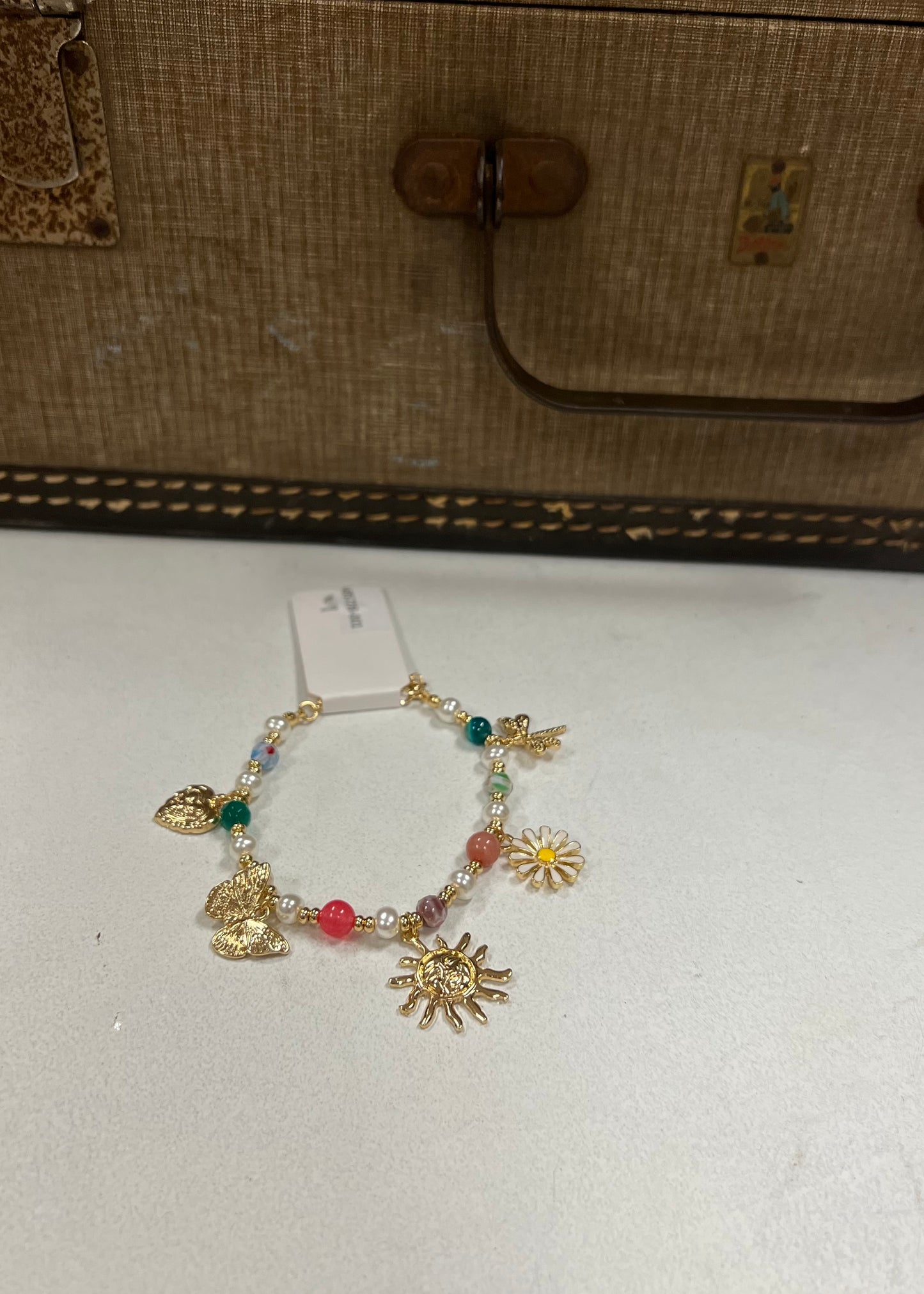 Flower Charm Bracelet