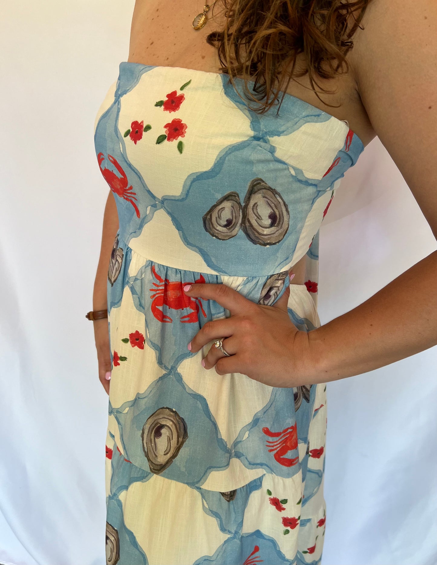 Oyster Midi Dress