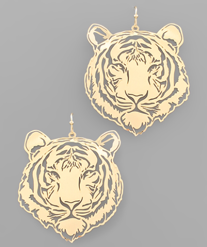 Tiger Filigree Earrings