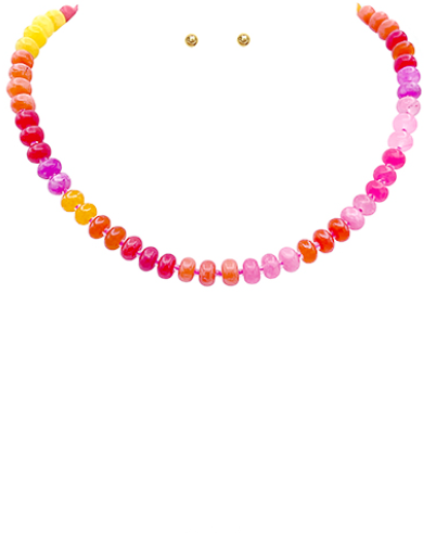 Red Multi Necklace