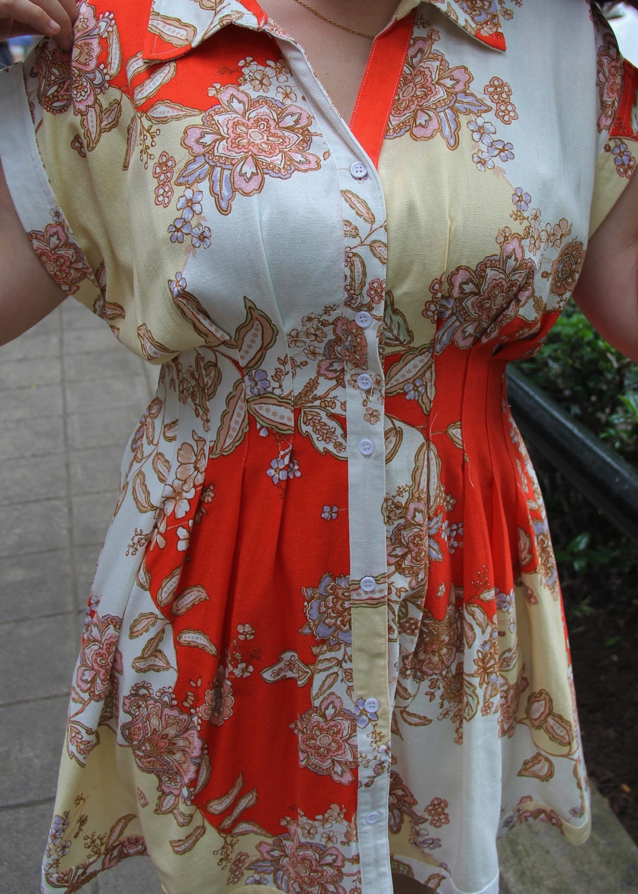 Paisley Combo Dress