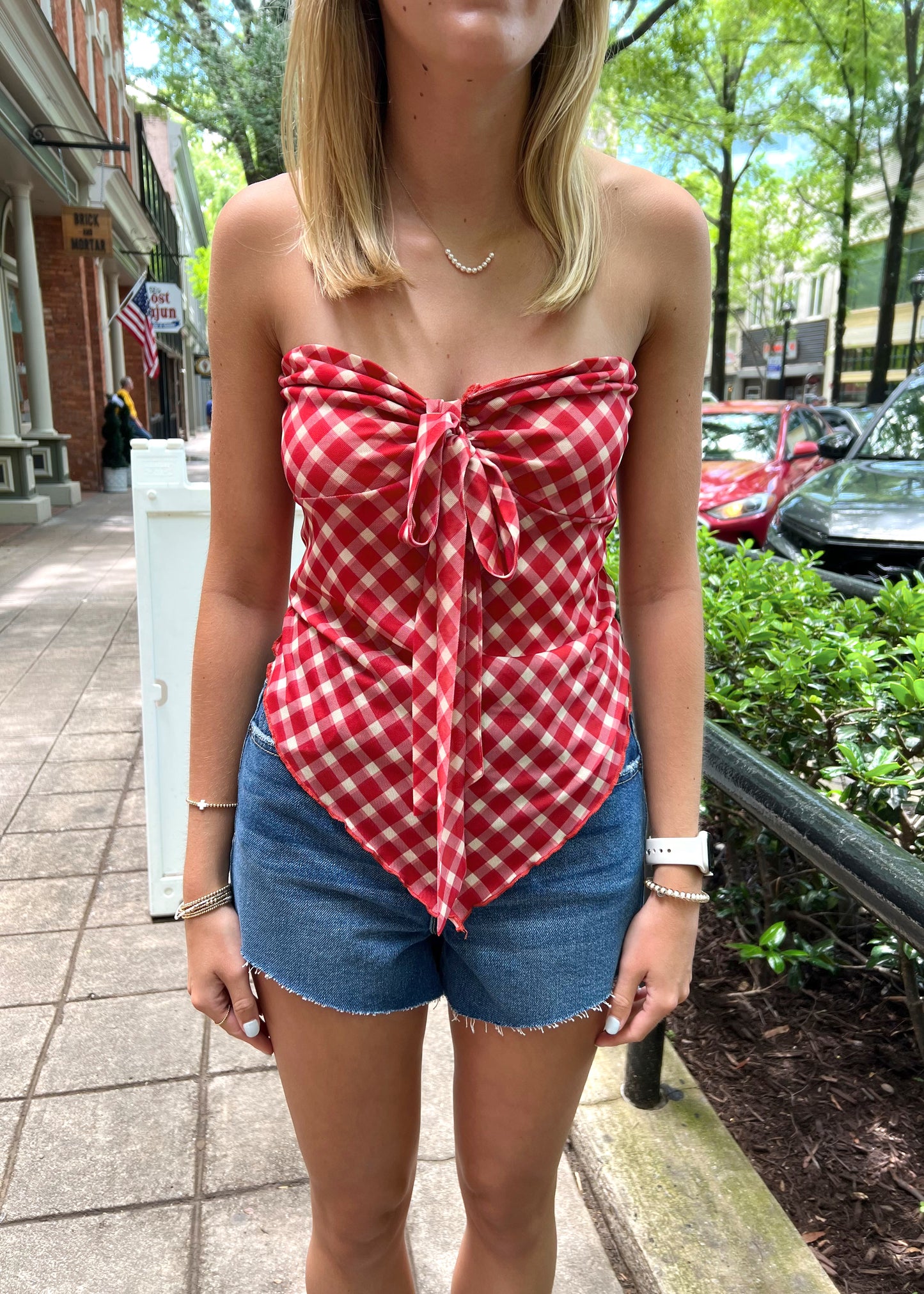 Tomato Tie Top