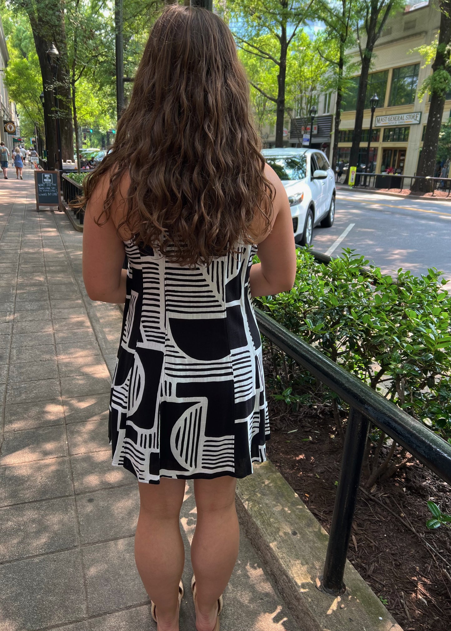 Geometric Mini Dress