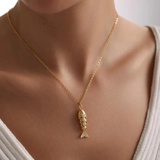Tiered Fish Necklace