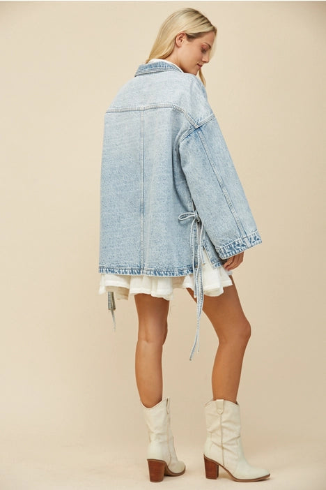 Boho Side Tie Jacket