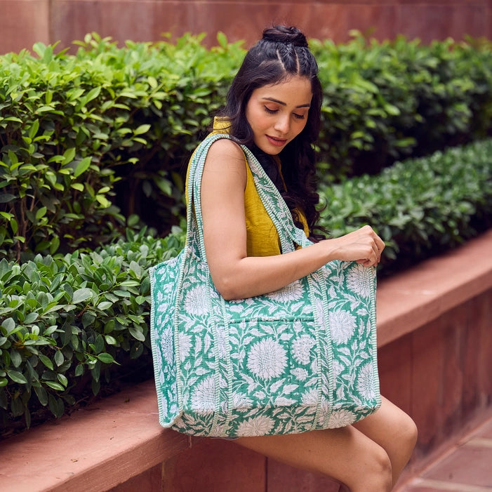 Teal Dan REVERSIBLE Bag