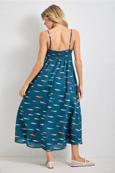 Underwater Midi Dress