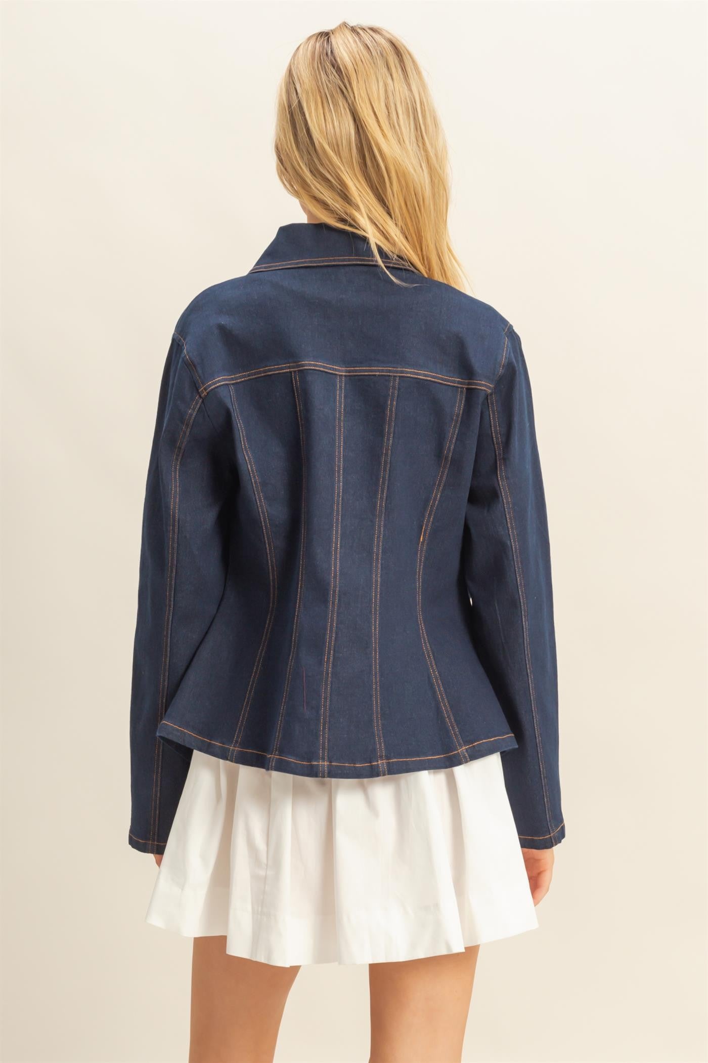 Denim Stitched Jacket