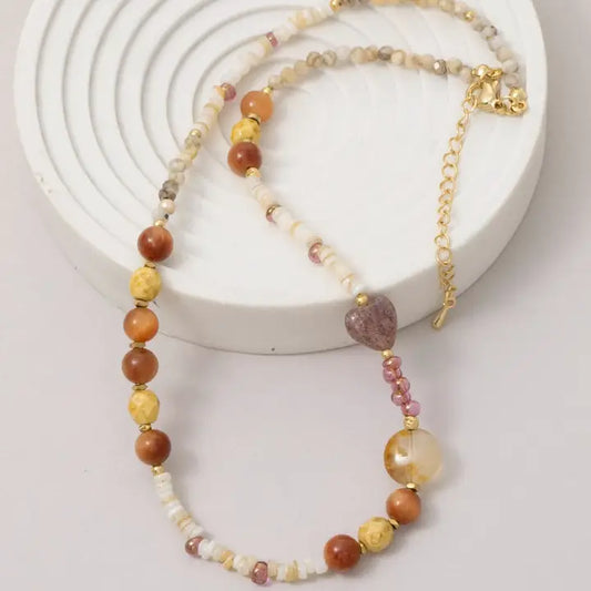 Fall Heart Necklace