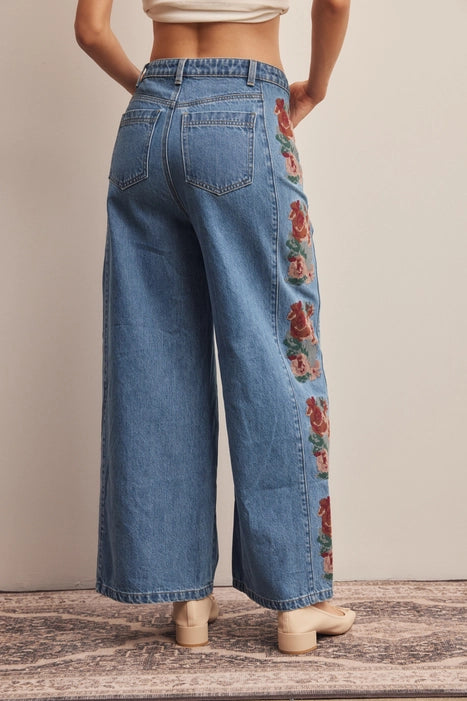 Floral Love Jeans