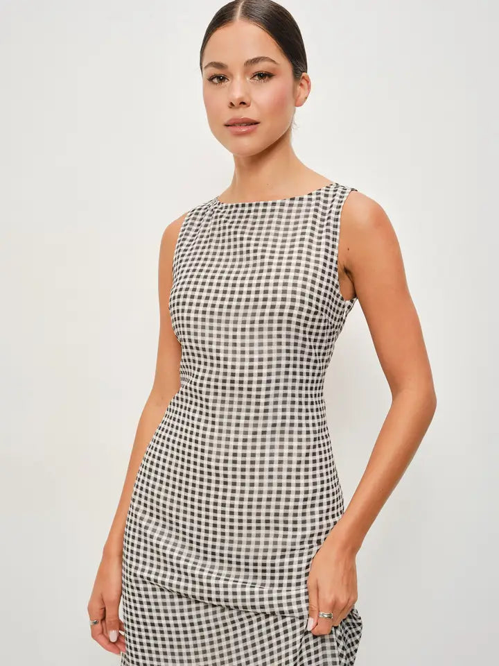 Aella Gingham Maxi