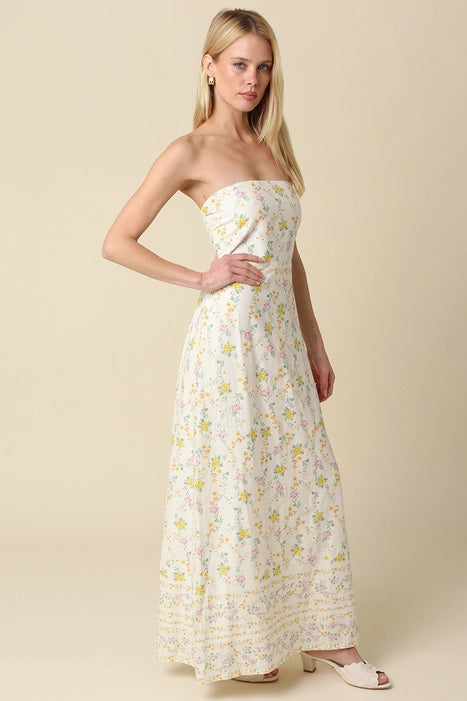 Nicole Strapless Maxi