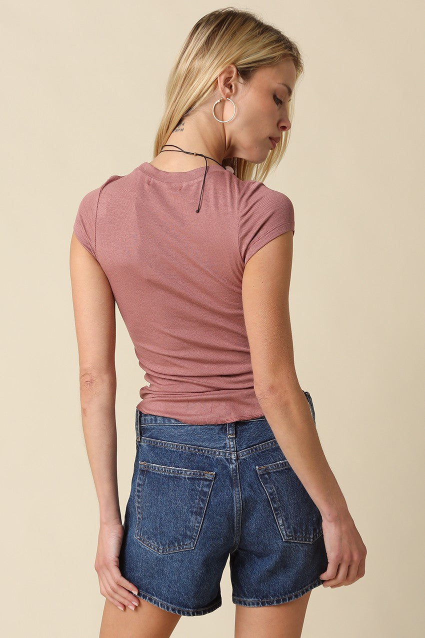 Mauve Go To Tee