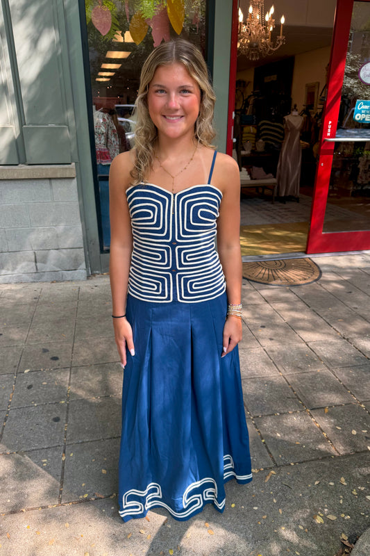Brewer Pleated Skirt