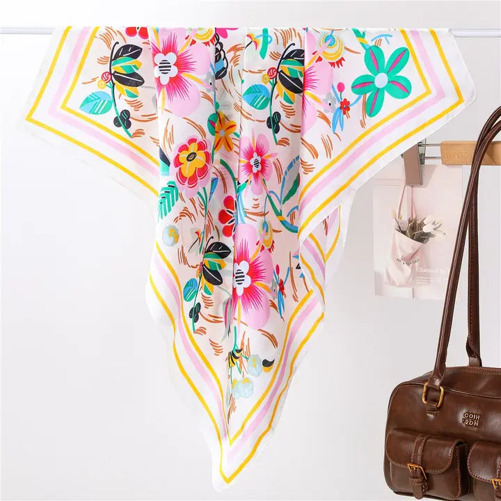 Multi Florals Scarf