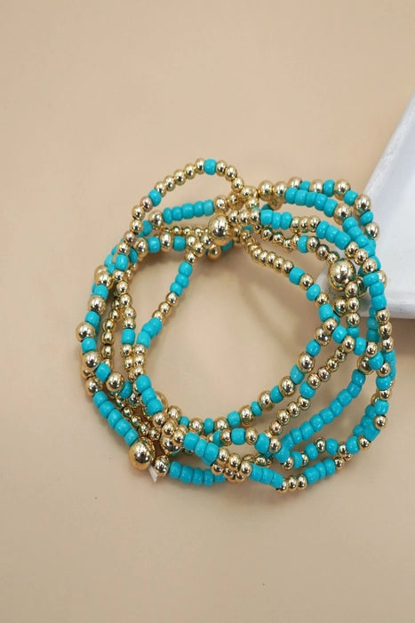 Baby Bead Bracelet Set