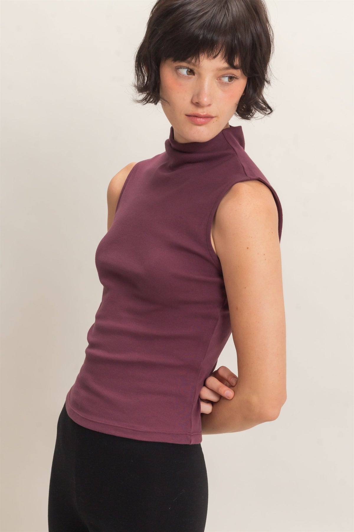 Dark Cherry Tank Top