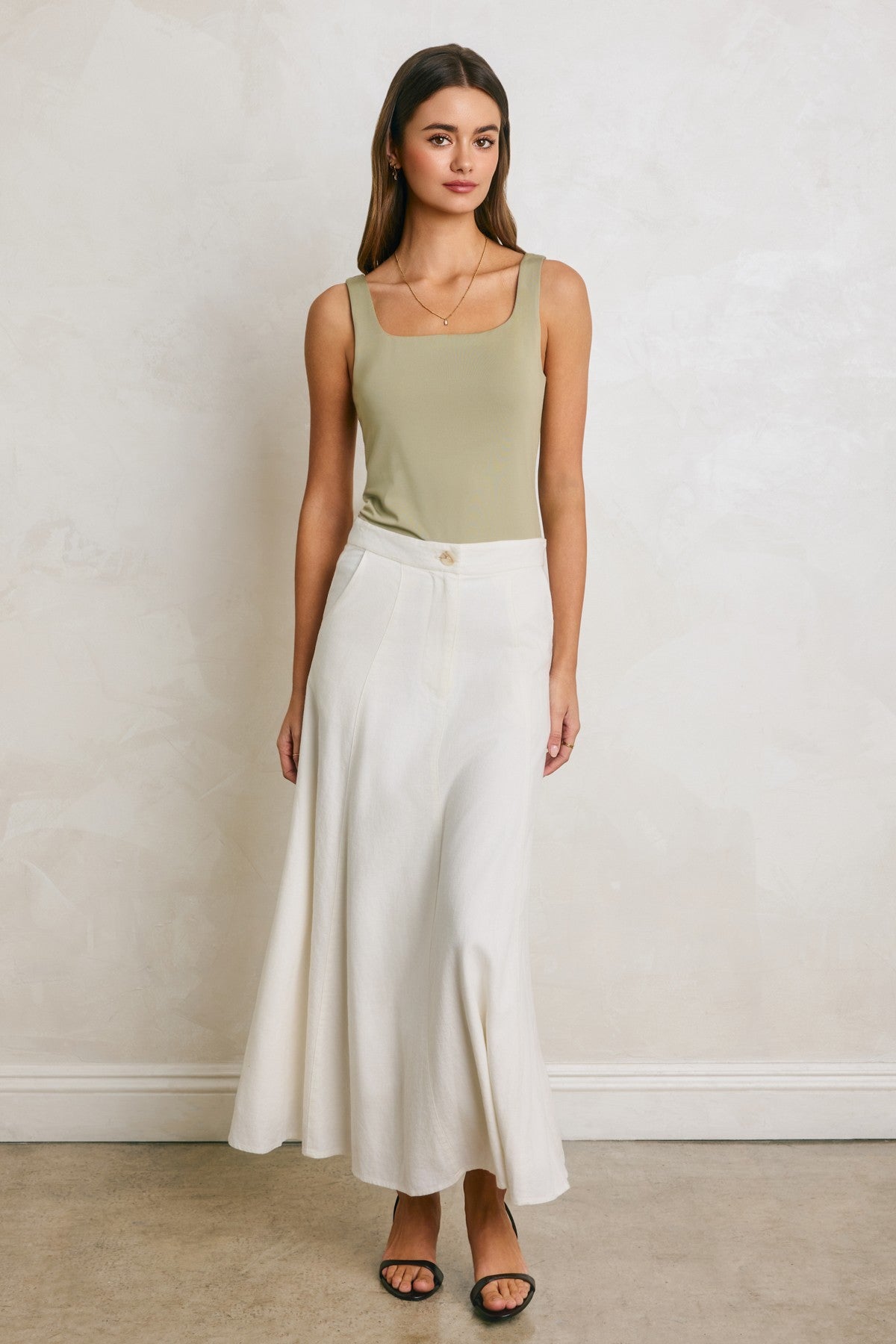 Sofia Linen Skirt