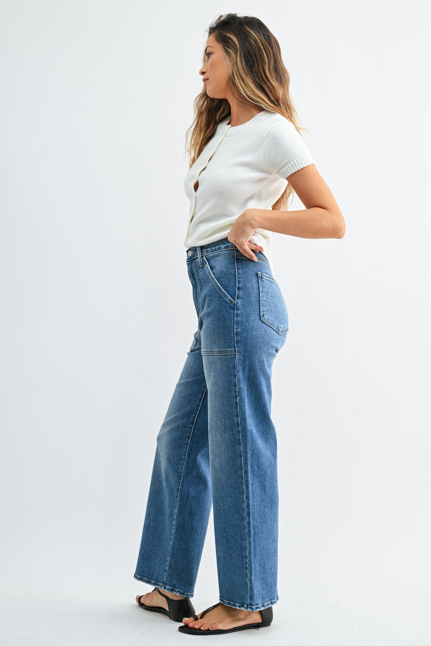 Cargo Pocket Jeans