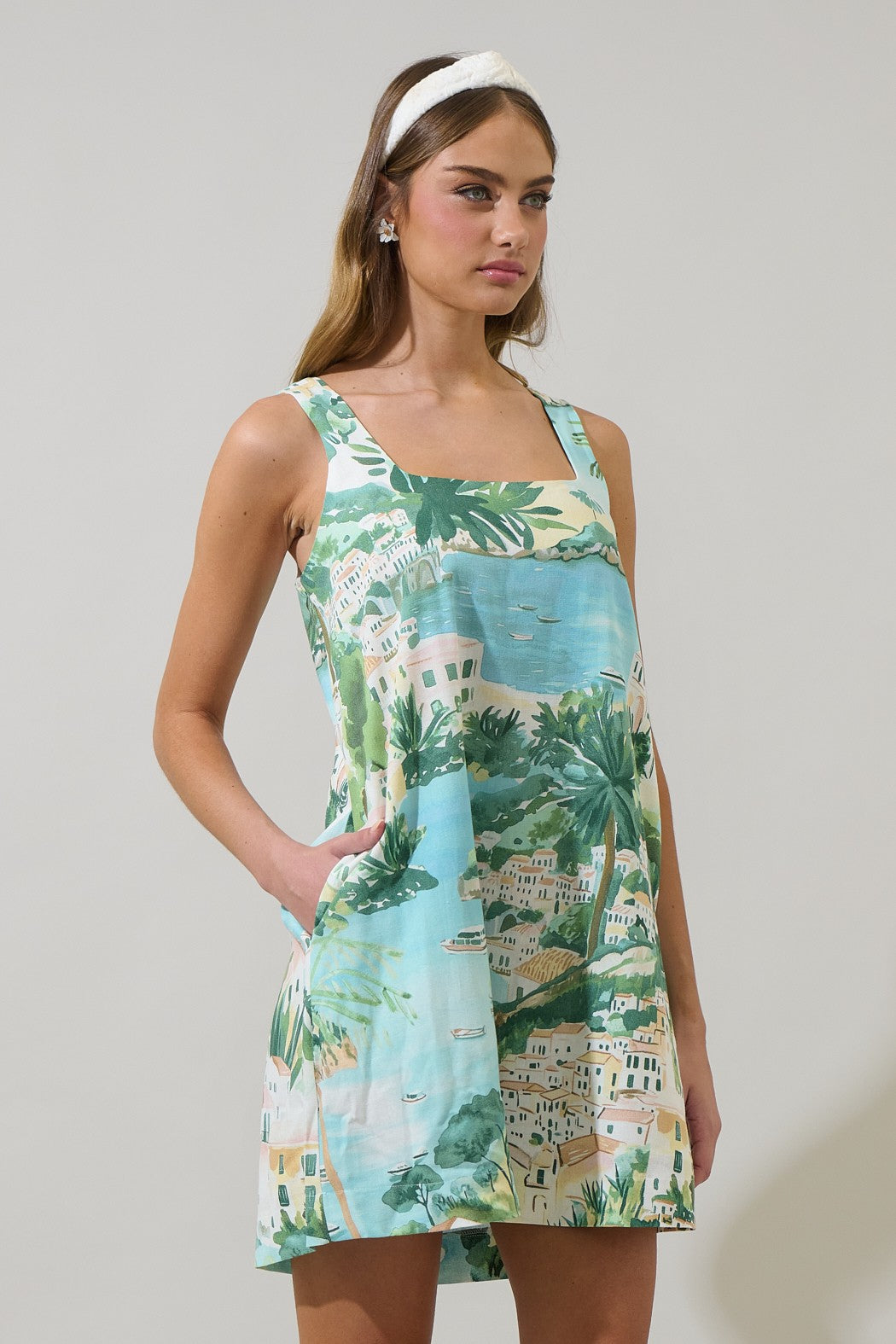 Piti Town Shift Dress
