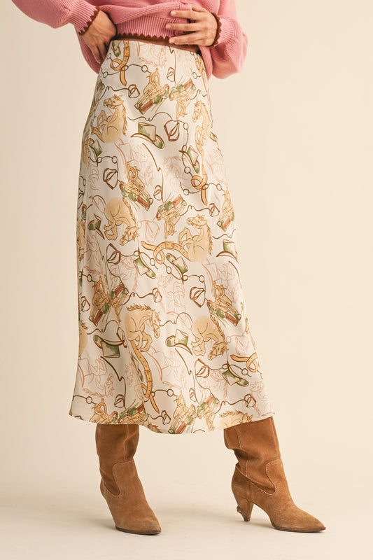 Eggshell Cowgirl Skirt
