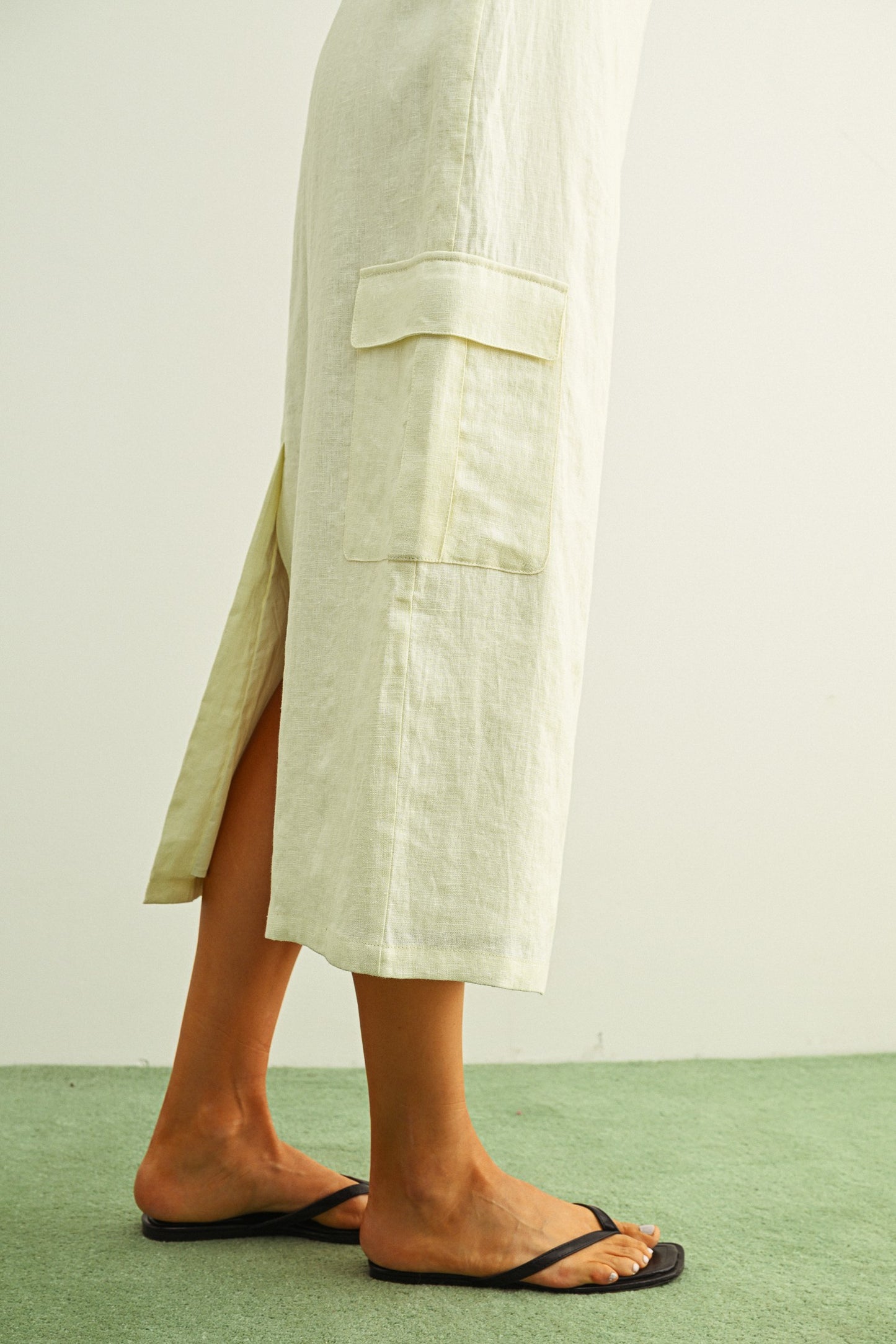 Manhattan Linen Skirt
