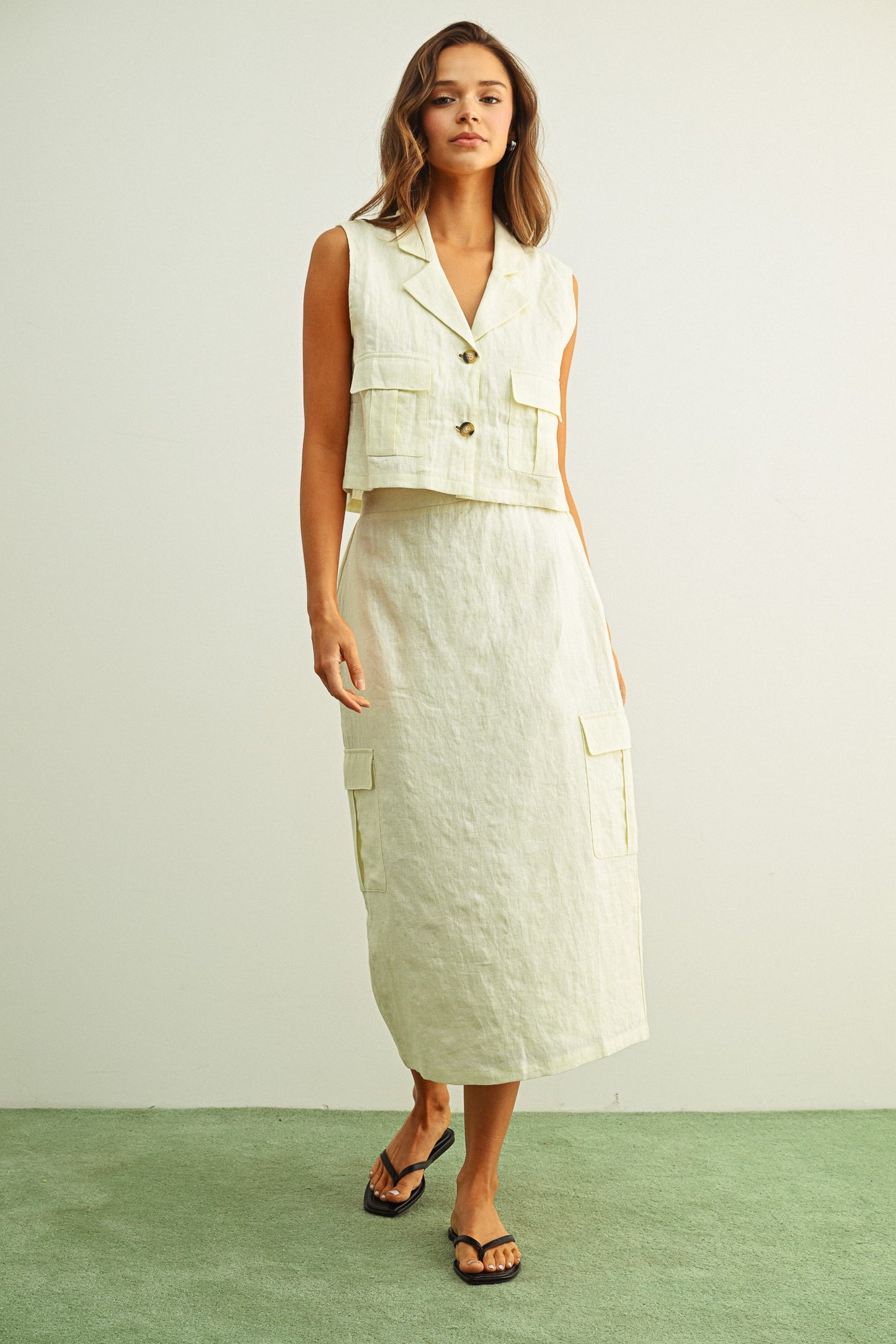 Manhattan Linen Top