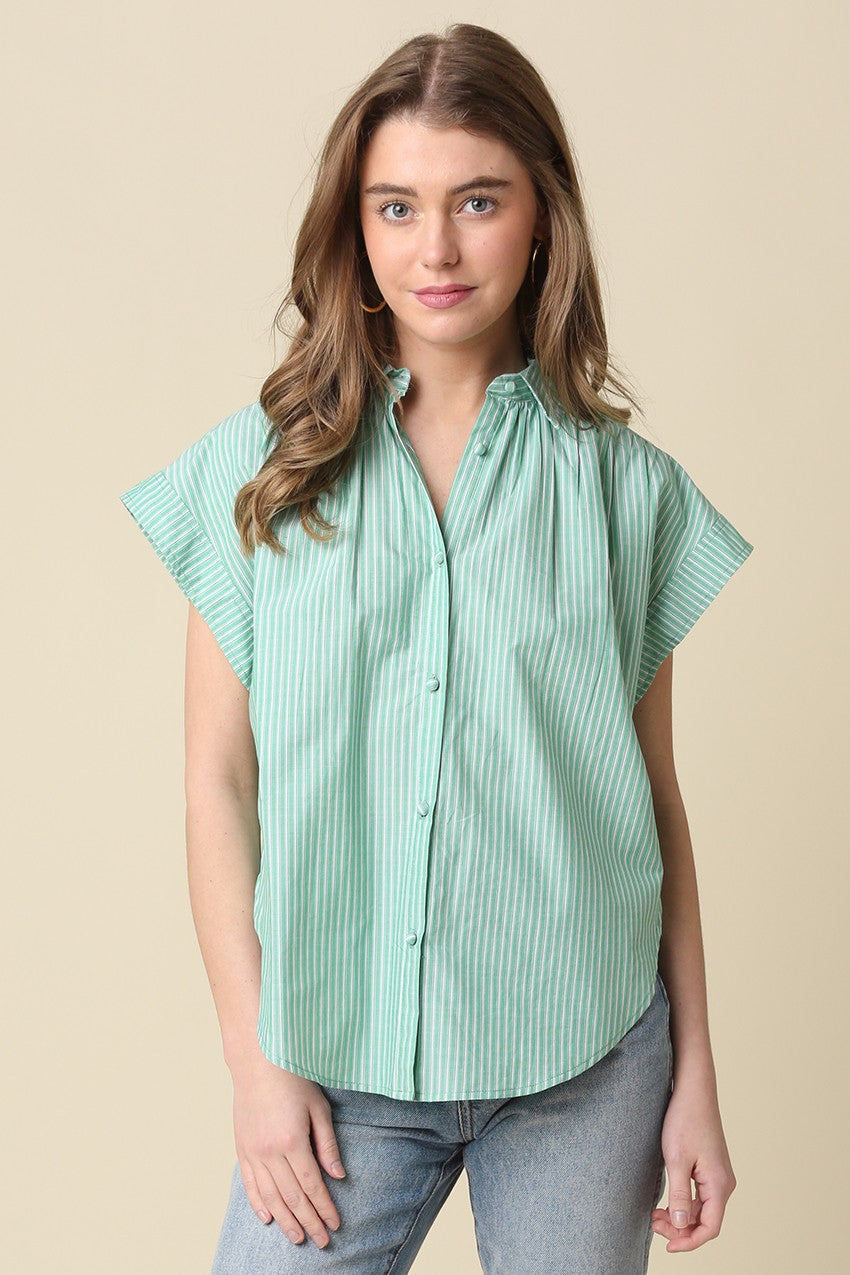 Green Brianna Top