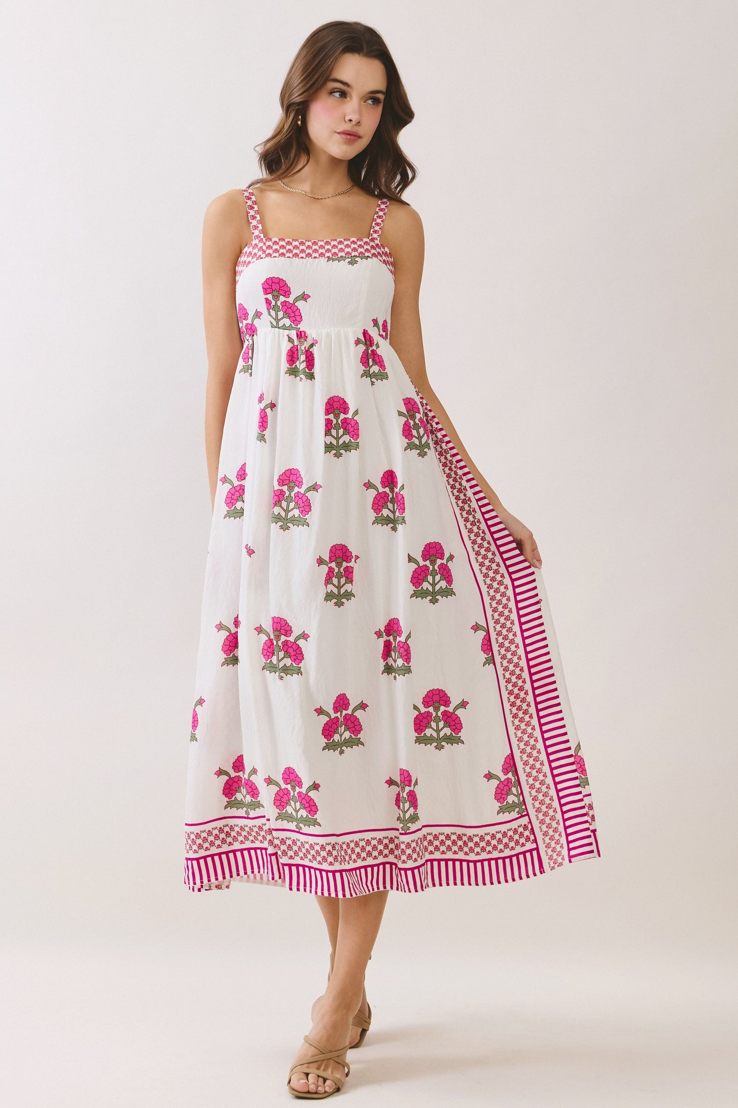 Hydrangea Midi Dress
