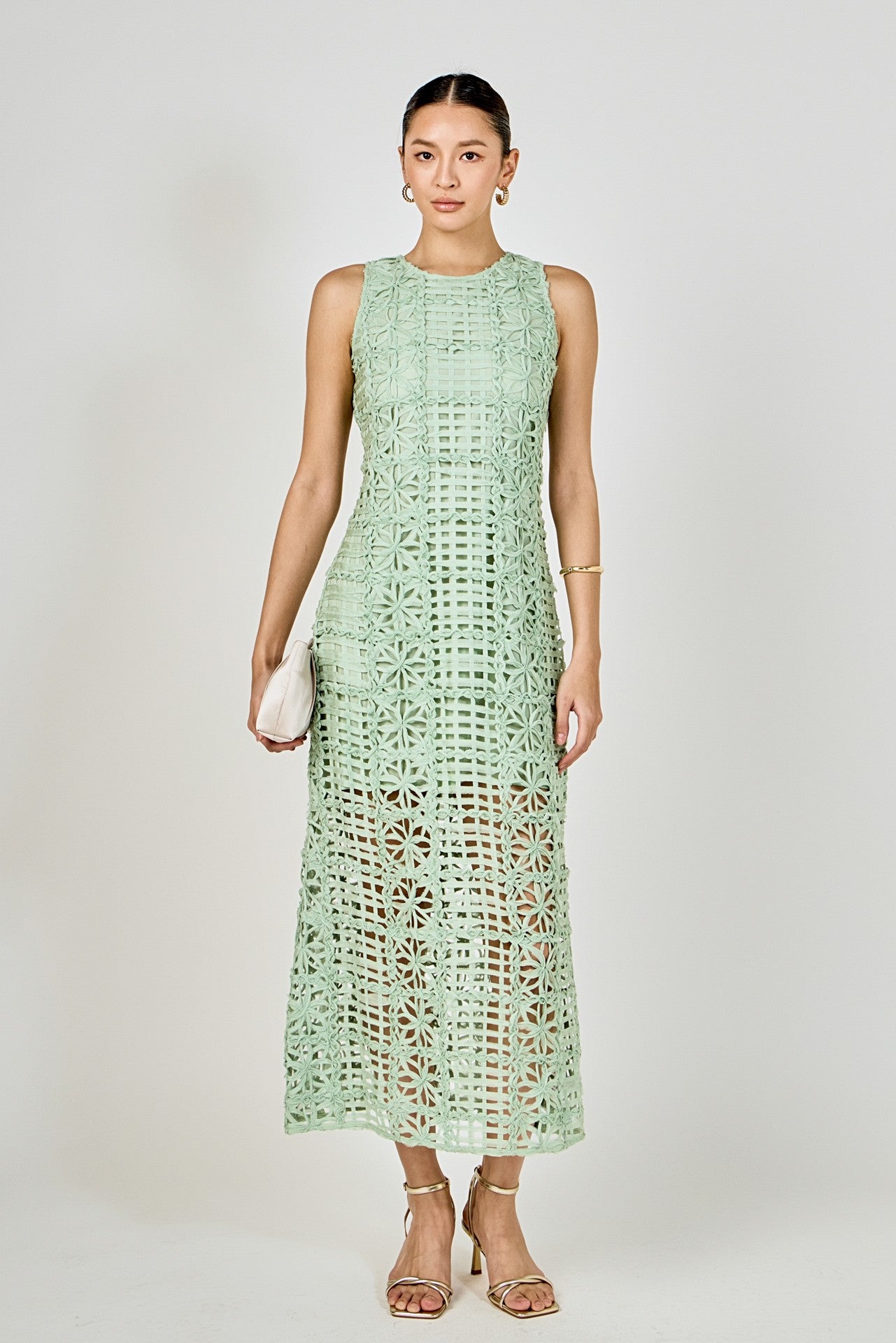 Lattice Maxi Dress