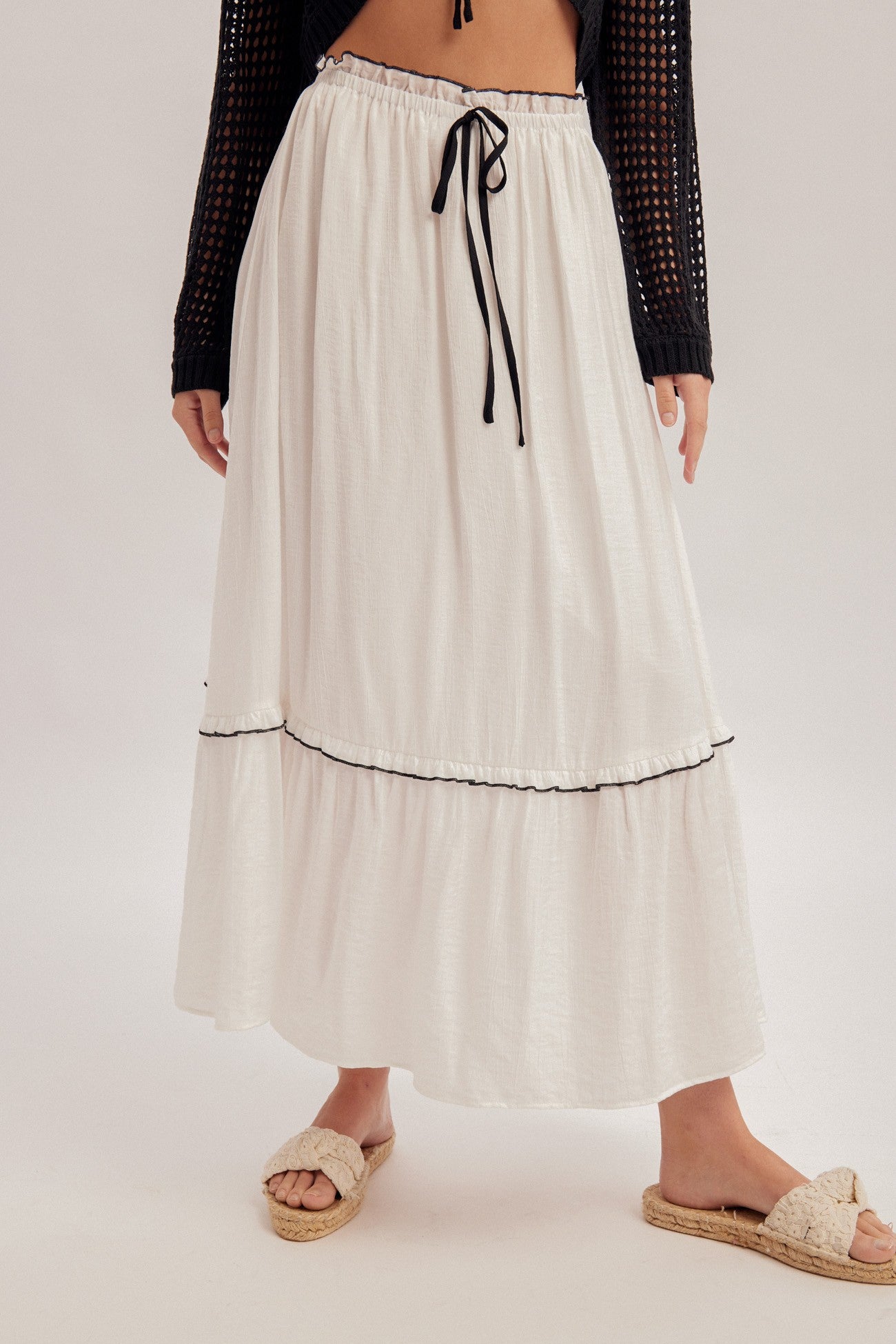 Top Tier Maxi Skirt