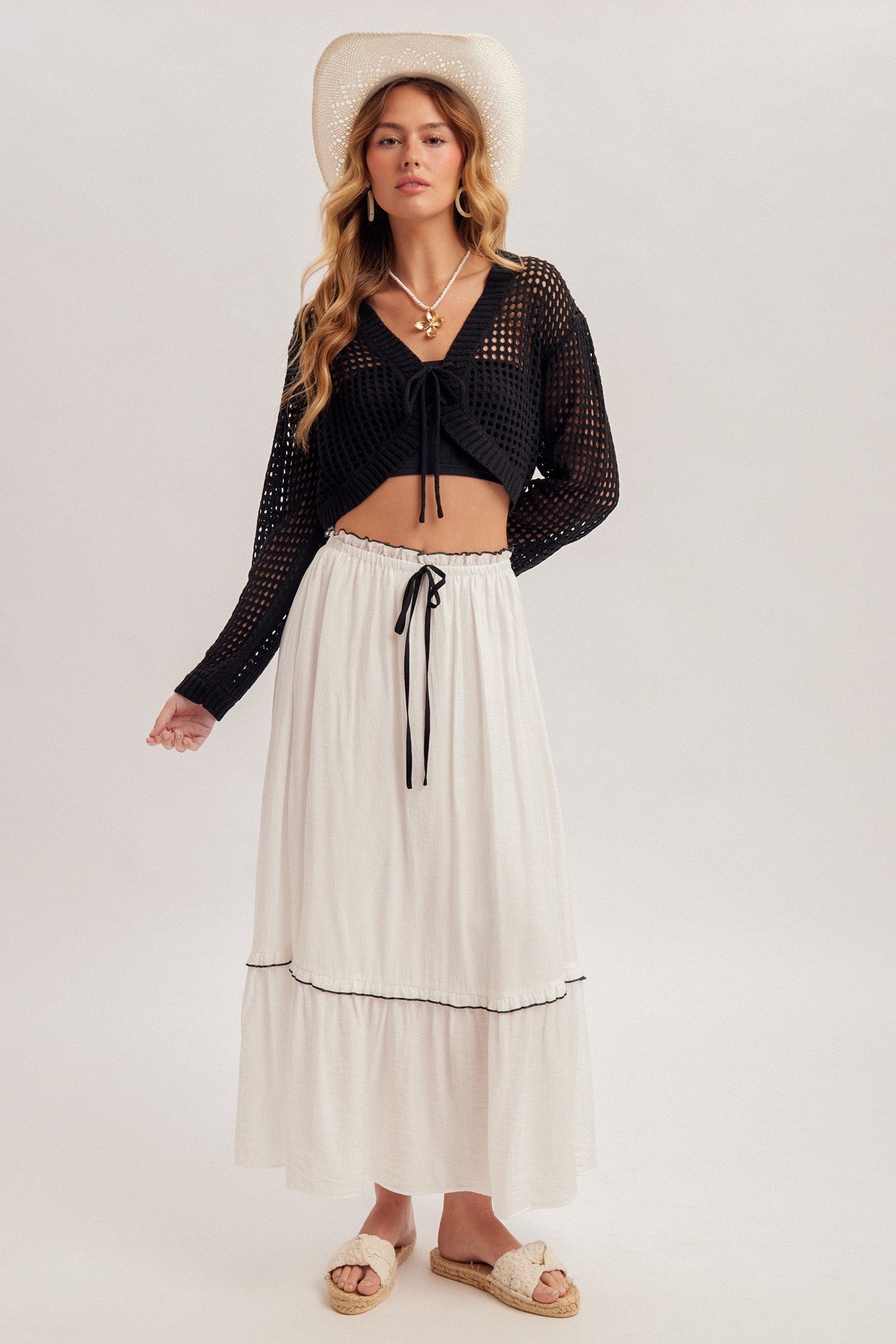 Top Tier Maxi Skirt
