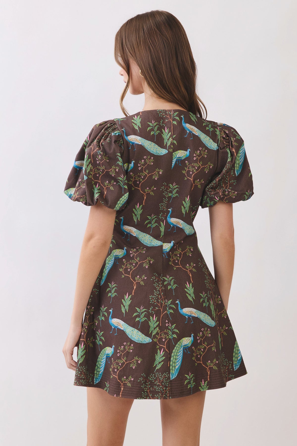 Peacock Mini Dress