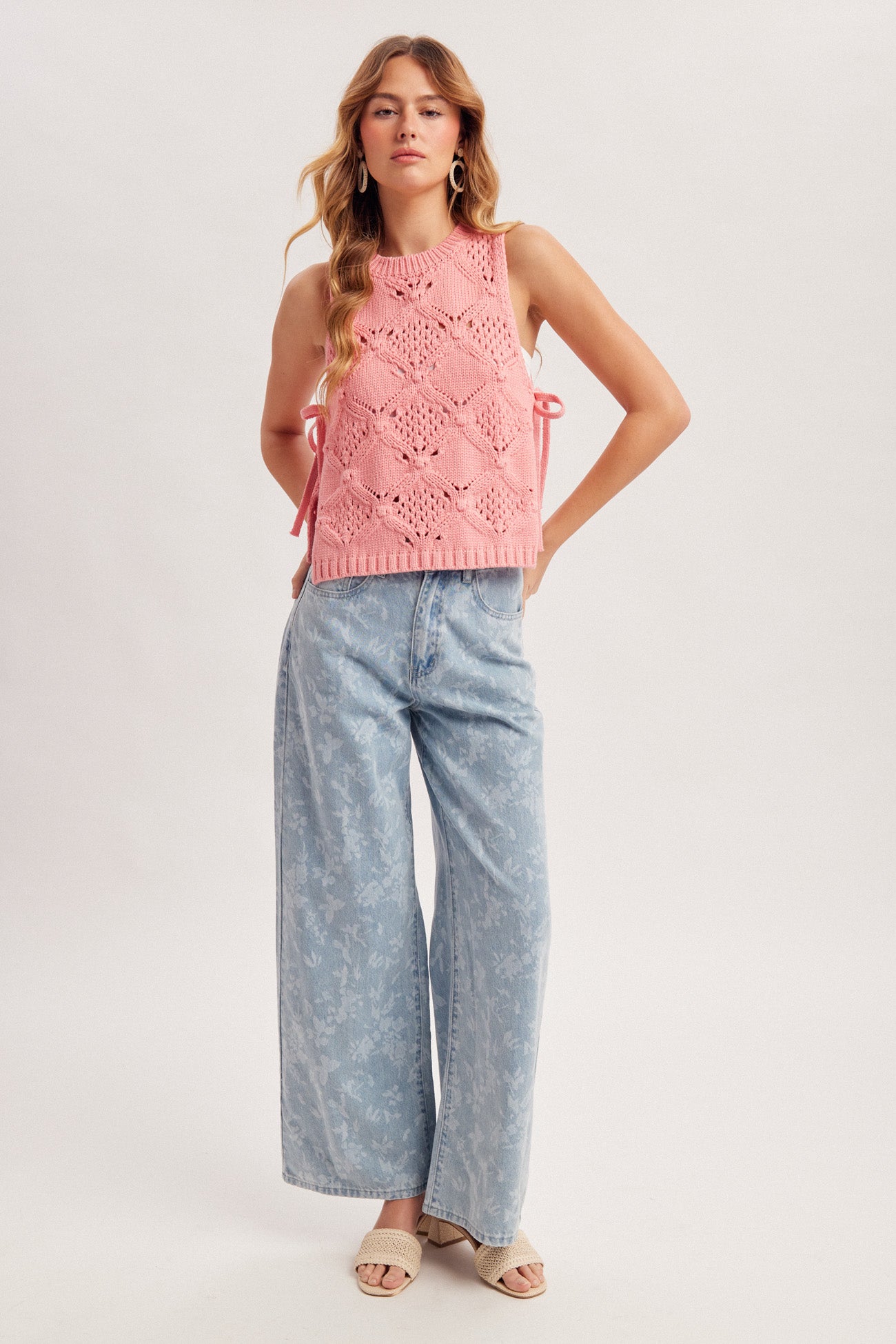 Subtle Floral Jeans